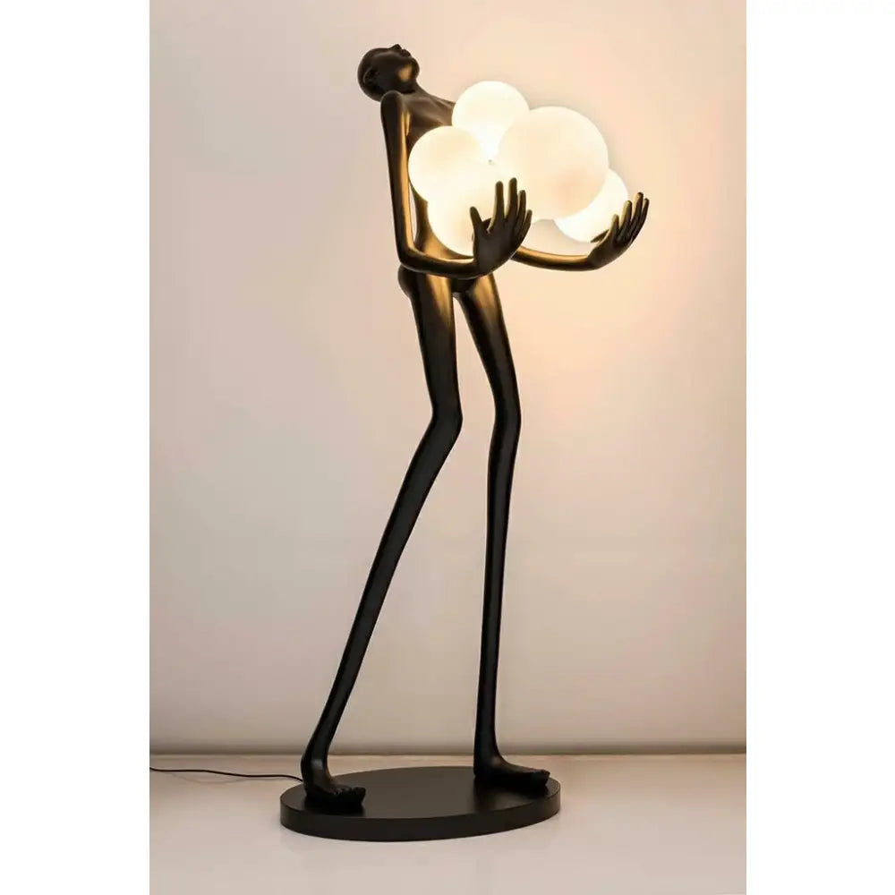 Golvlampa MOOSEE - HUMAN PREMIUM, svart - produktbild av Golvlampor från King Home | Arvande