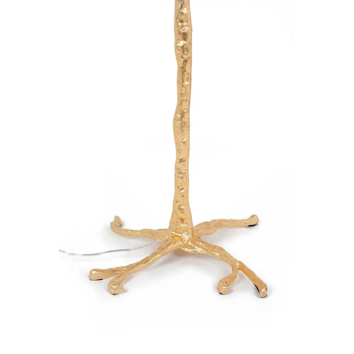 Golvlampa - TIFFANY 175, beige/guld - produktbild av Nyheter från King Home | Arvande