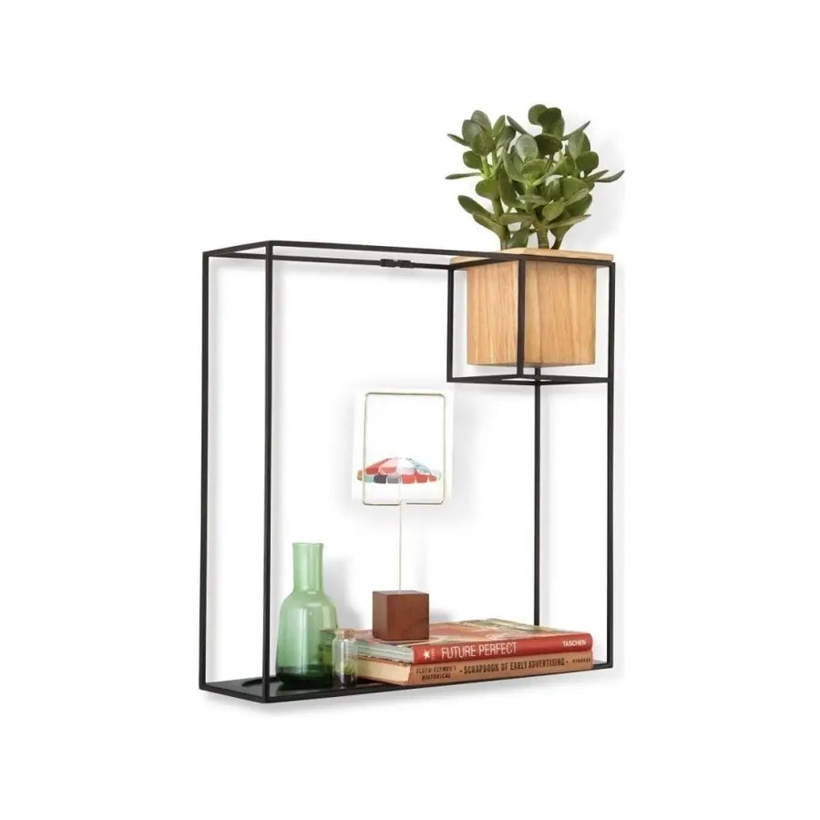 Hylla UMBRA - CUBIST LARGE, svart – produktbild av Dekoration från Umbra | Arvande