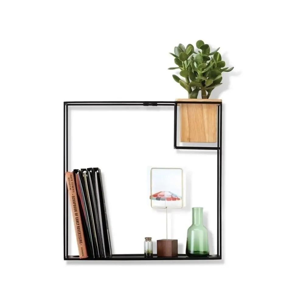 Hylla UMBRA - CUBIST LARGE, svart – produktbild av Dekoration från Umbra | Arvande