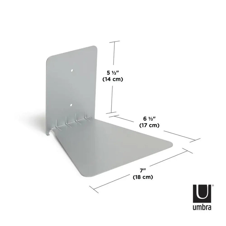 Hylla UMBRA - LARGE CONCEAL, grå - produktbild av Hyllor från Umbra | Arvande