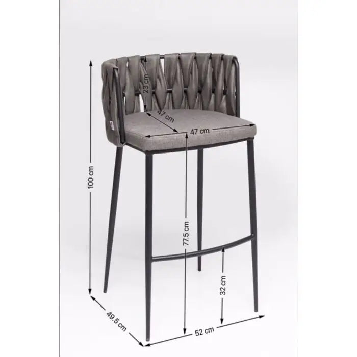 KARE barstol CHEERIO grå - produktbild av Nyheter ej översatt från Kare Design | Arvande