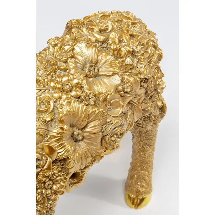 KARE bordslampa FLOWER SHEEP 36 cm guld - produktbild av Nyheter ej översatt från Kare Design | Arvande