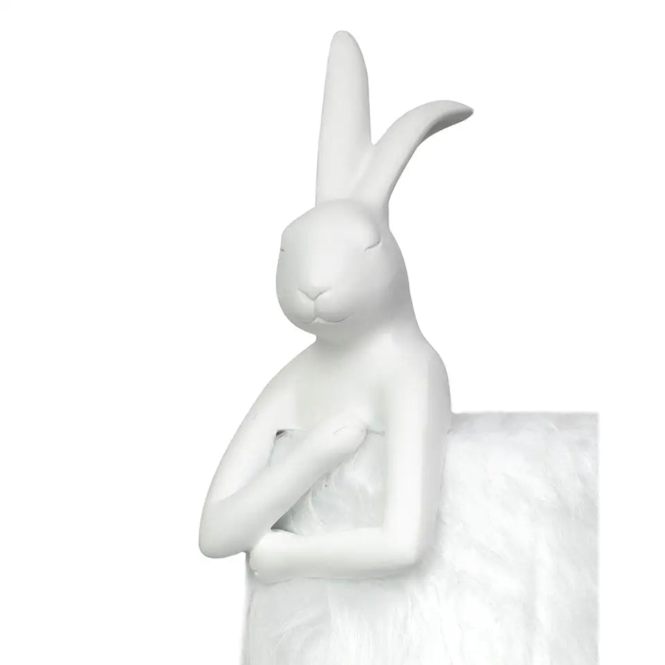 KARE bordslampa RABBIT FUR 50 cm vit - produktbild av Nyheter KINGHOME ej översatt från Kare Design | Arvande