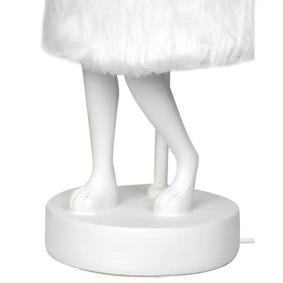 KARE bordslampa RABBIT FUR 50 cm vit - produktbild av Nyheter KINGHOME ej översatt från Kare Design | Arvande