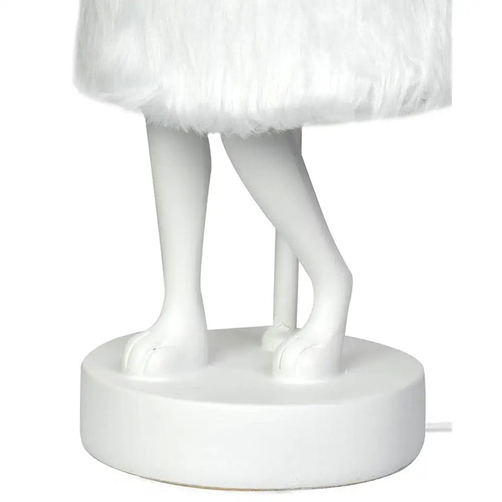 KARE bordslampa RABBIT FUR 50 cm vit - produktbild av Nyheter KINGHOME ej översatt från Kare Design | Arvande