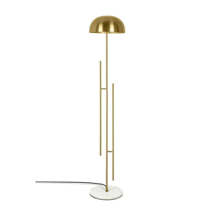 KARE DESIGN Golvlampa - SOLO, marmor/guld – produktbild av Golvlampor från Kare Design | Arvande