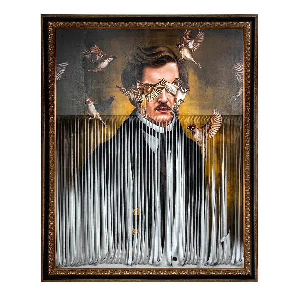 KARE målning GENTLEMAN CUTS 130x163 cm - produktbild av Nyheter ej översatt från Kare Design | Arvande
