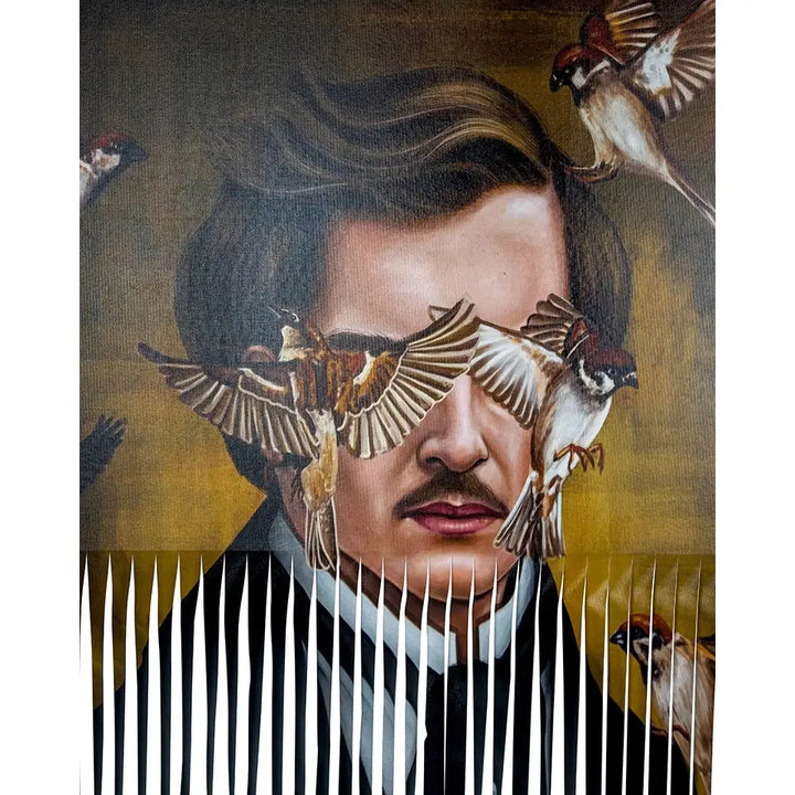 KARE målning GENTLEMAN CUTS 130x163 cm - produktbild av Nyheter ej översatt från Kare Design | Arvande