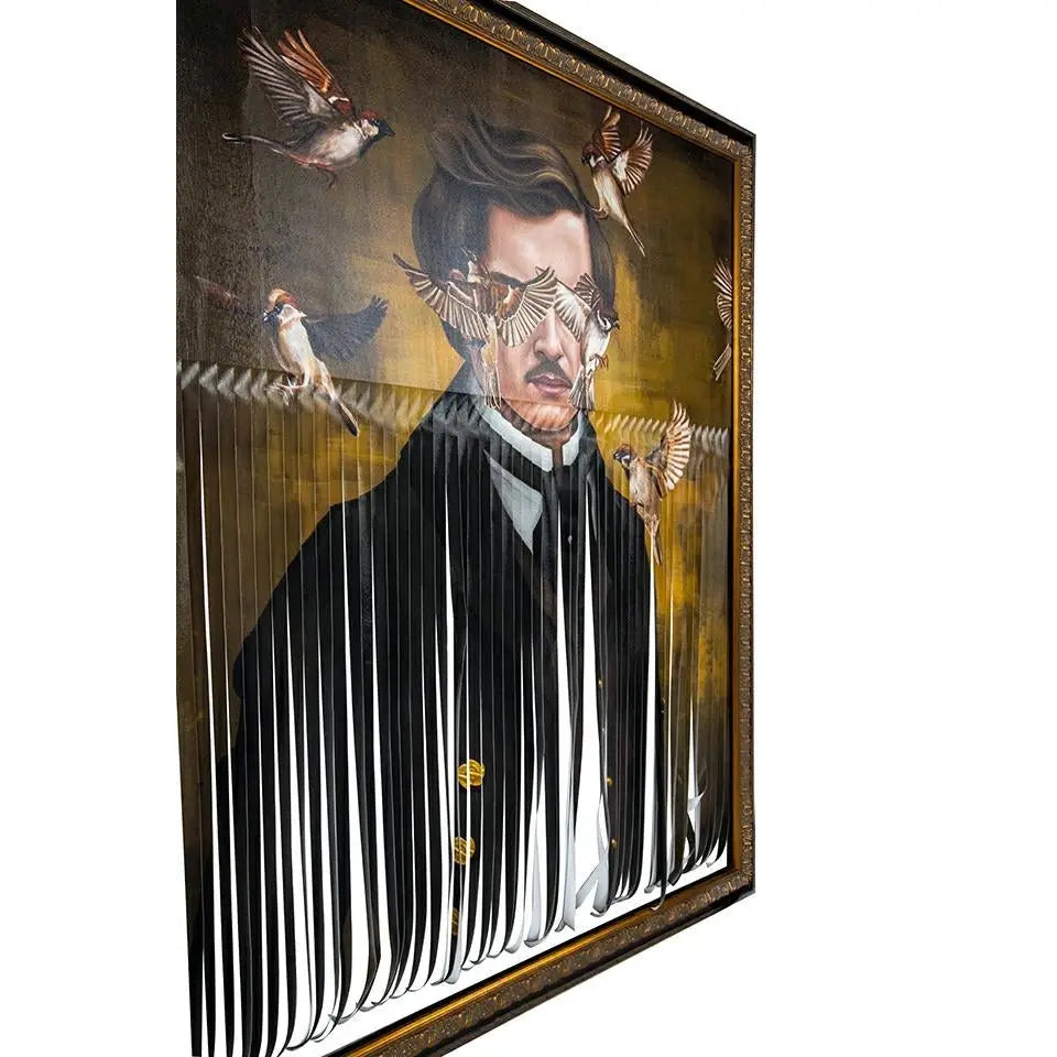 KARE målning GENTLEMAN CUTS 130x163 cm - produktbild av Nyheter ej översatt från Kare Design | Arvande