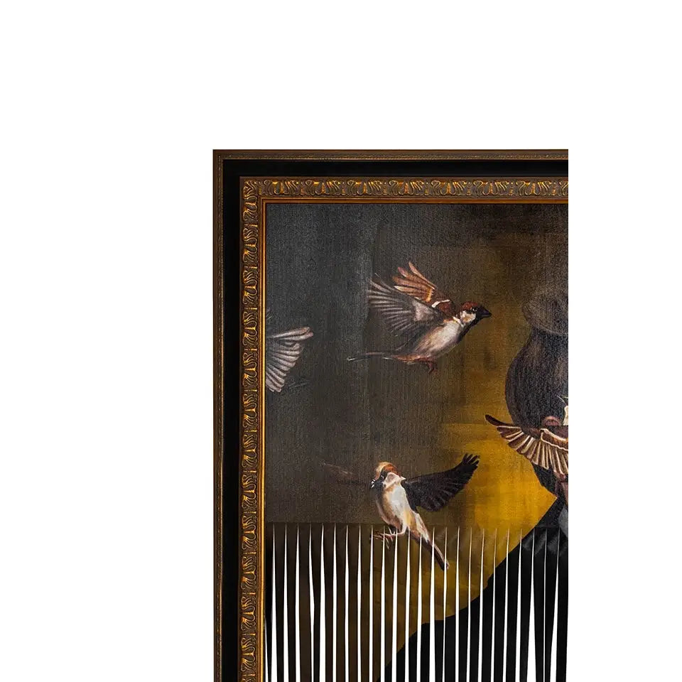 KARE målning GENTLEMAN CUTS 130x163 cm - produktbild av Nyheter ej översatt från Kare Design | Arvande