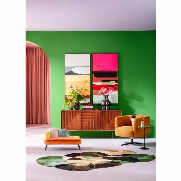 KARE PEONY snurrfåtölj orange – produktbild av Nyheter ej översatt från Kare Design | Arvande