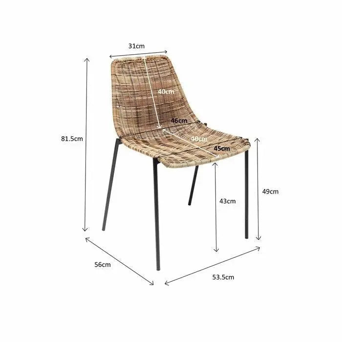 KARE set om 4 stolar TANSANIA - produktbild av Nyheter ej översatt från Kare Design | Arvande