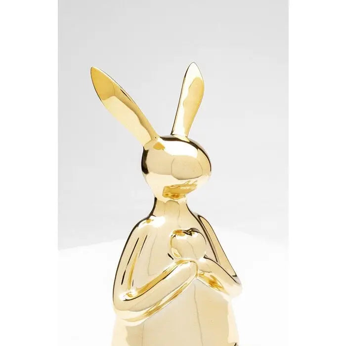 KARE Sittande rabbit dekoration 29 cm guld - produktbild av Nyheter ej översatt från Kare Design | Arvande