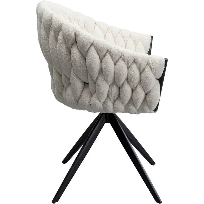 KARE snurrstol KNOT BOUCLE – produktbild av Nyheter ej översatt från Kare Design | Arvande