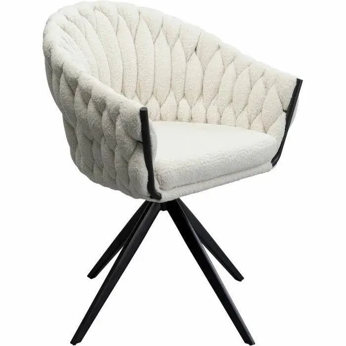KARE snurrstol KNOT BOUCLE – produktbild av Nyheter ej översatt från Kare Design | Arvande