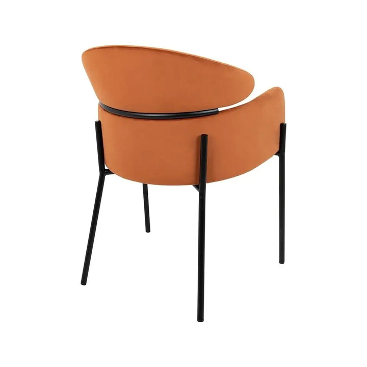 KARE stol ALEXIA Sammet orange - produktbild av Nyheter ej översatt från Kare Design | Arvande