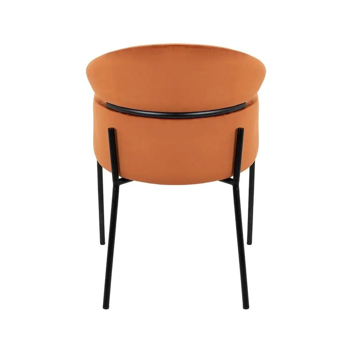 KARE stol ALEXIA Sammet orange - produktbild av Nyheter ej översatt från Kare Design | Arvande