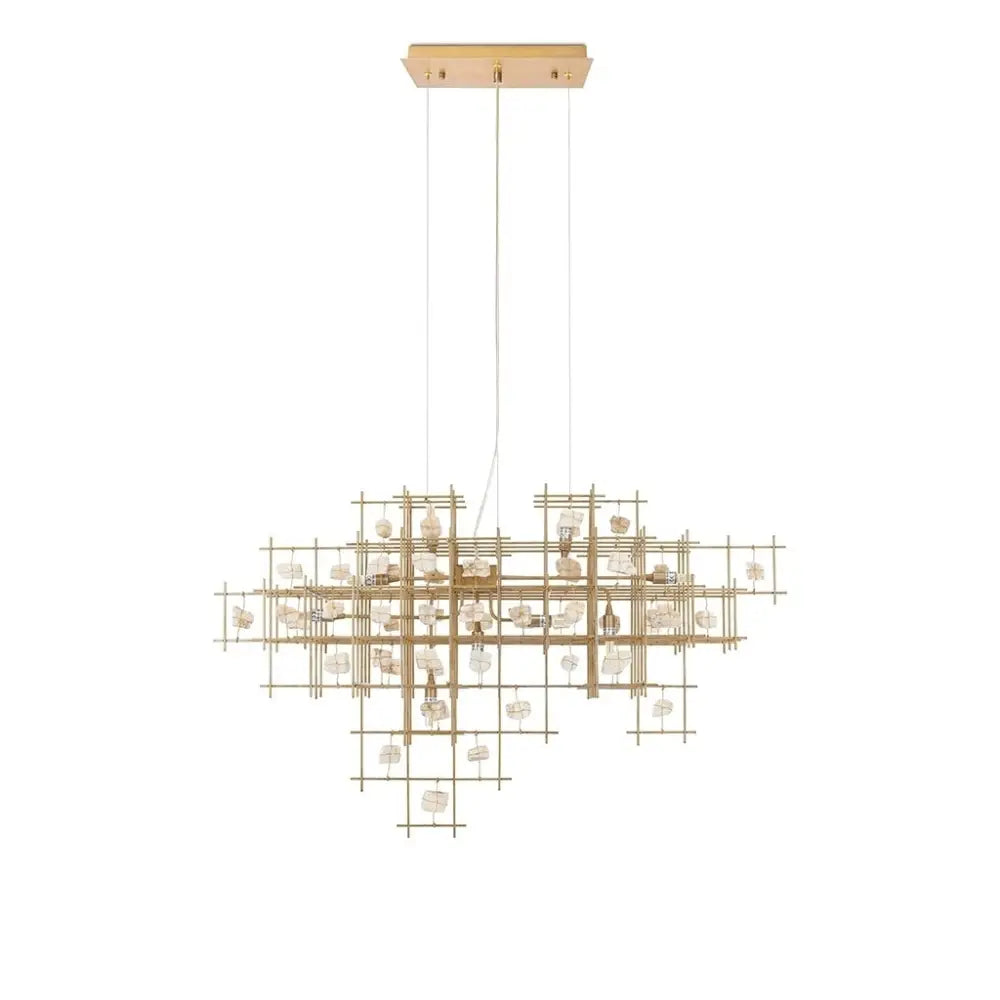 KARE taklampa STONE MOBILE guld 100 x 61 cm – produktbild av Nyheter ej översatt från Kare Design | Arvande