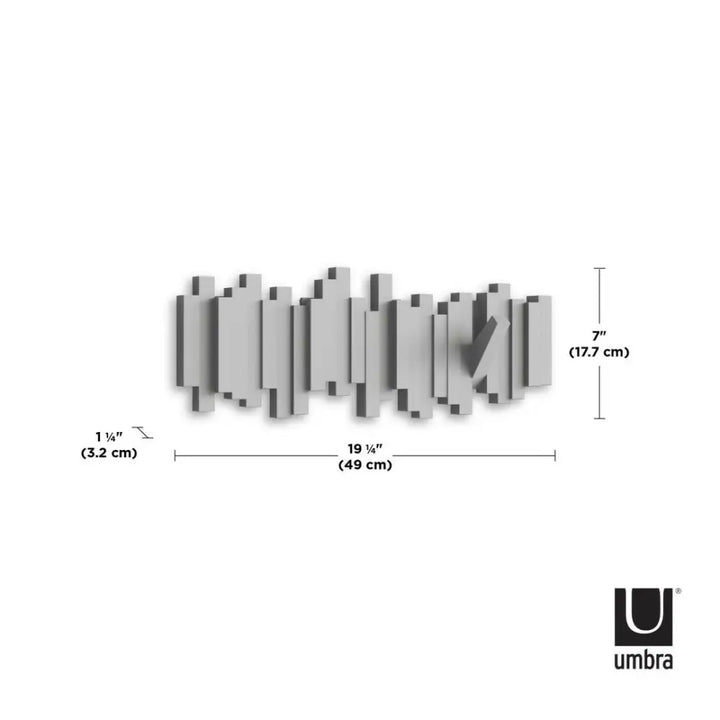 Klädhängare UMBRA - STICKS, grå - produktbild av [MGO] Import King Home från Umbra | Arvande