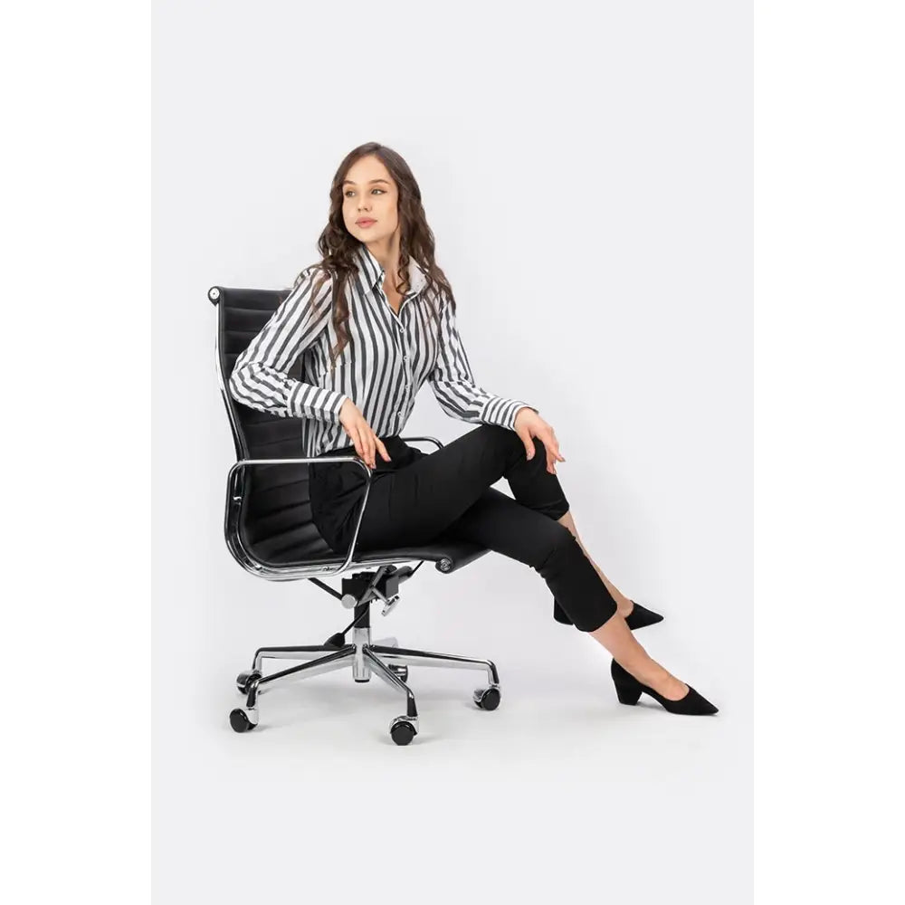 Kontorsstol AERON PRESTIGE PLUS Krom Och Svart – produktbild av Nyheter KINGHOME ej översatt från King Home | Arvande