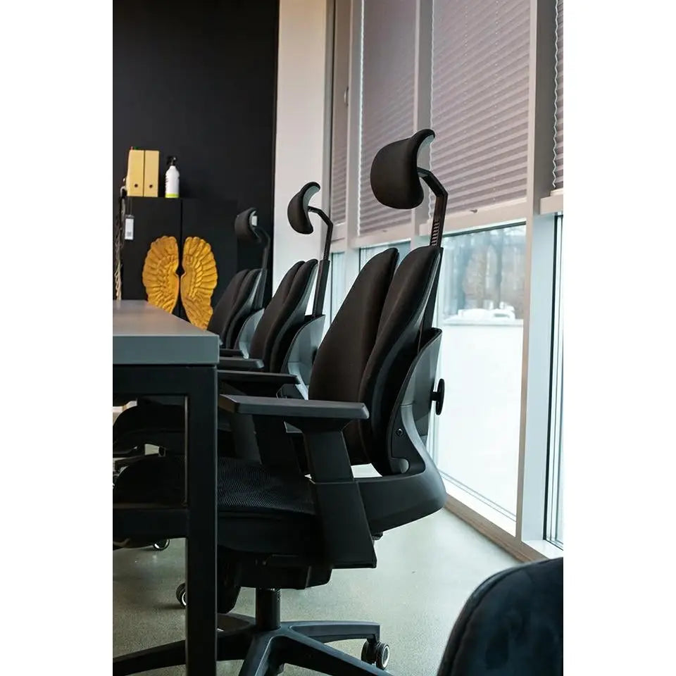 Kontorsstol - VENTILER, Ergonomisk, Svart – produktbild av [MGO] Import King Home från King Home | Arvande
