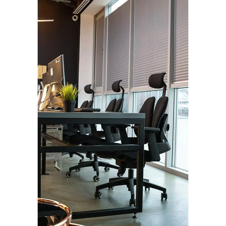 Kontorsstol - VENTILER, Ergonomisk, Svart – produktbild av [MGO] Import King Home från King Home | Arvande