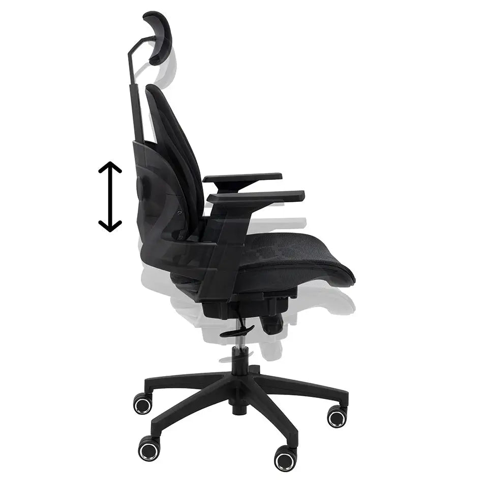 Kontorsstol - VENTILER, Ergonomisk, Svart – produktbild av [MGO] Import King Home från King Home | Arvande