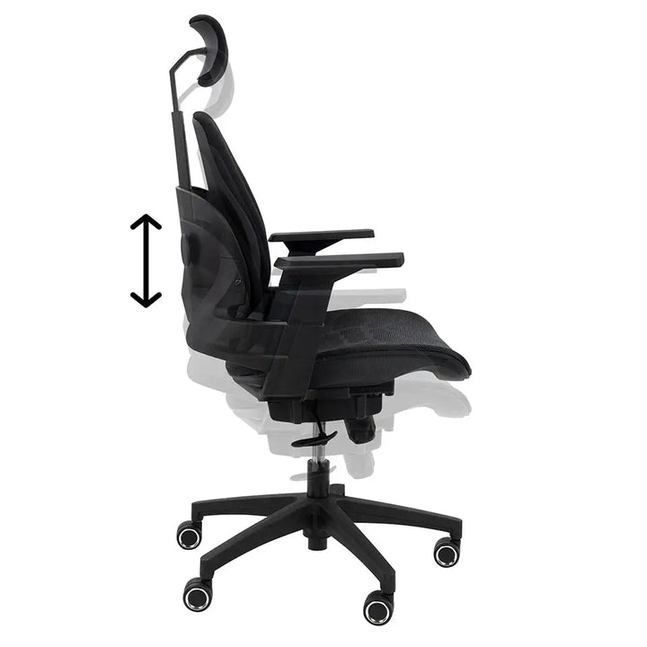 Kontorsstol - VENTILER, Ergonomisk, Svart – produktbild av [MGO] Import King Home från King Home | Arvande