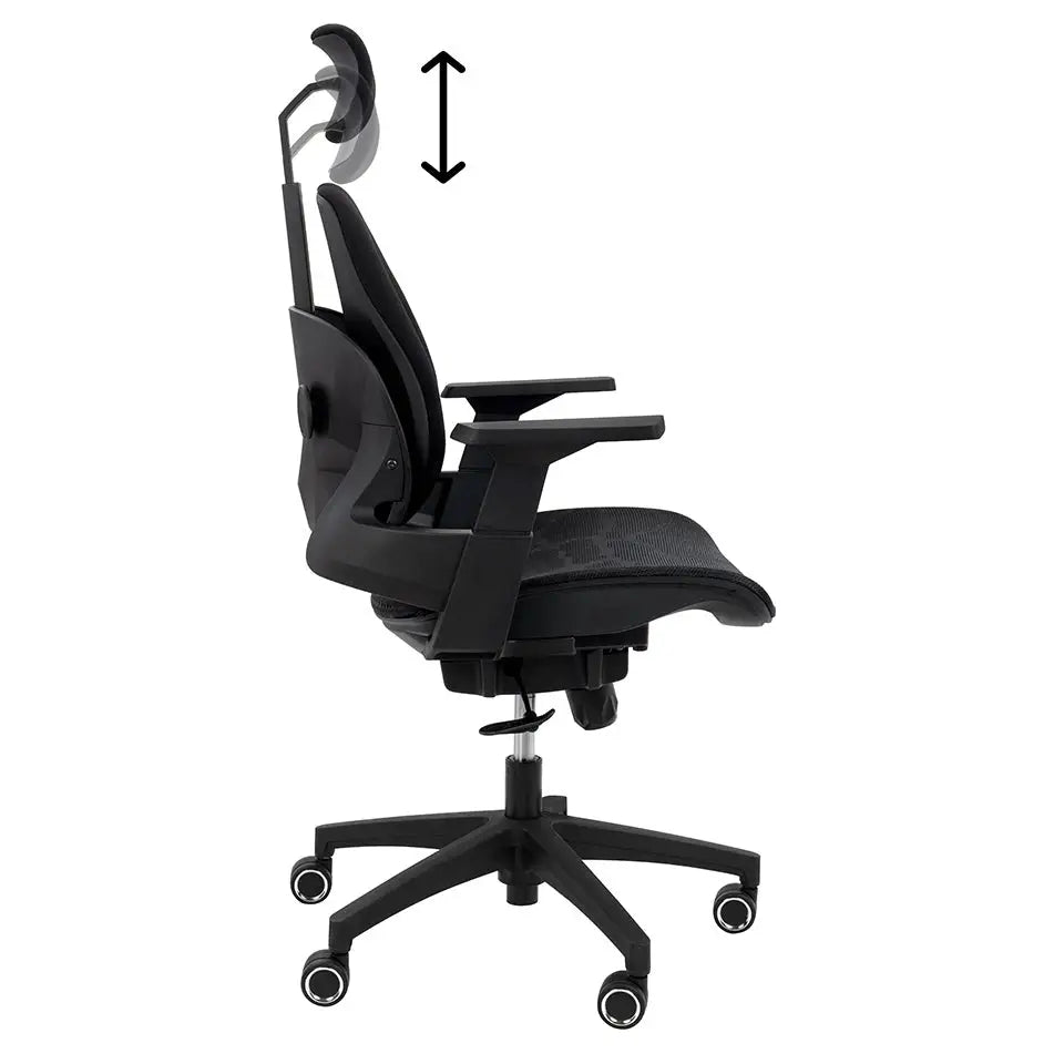 Kontorsstol - VENTILER, Ergonomisk, Svart – produktbild av [MGO] Import King Home från King Home | Arvande