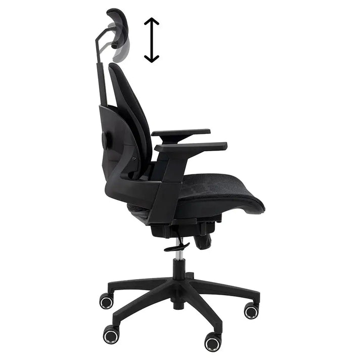 Kontorsstol - VENTILER, Ergonomisk, Svart – produktbild av [MGO] Import King Home från King Home | Arvande