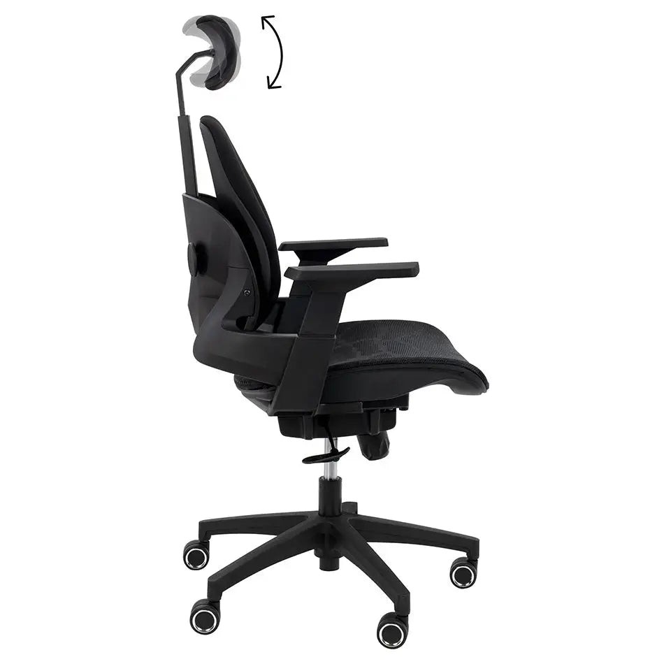 Kontorsstol - VENTILER, Ergonomisk, Svart – produktbild av [MGO] Import King Home från King Home | Arvande