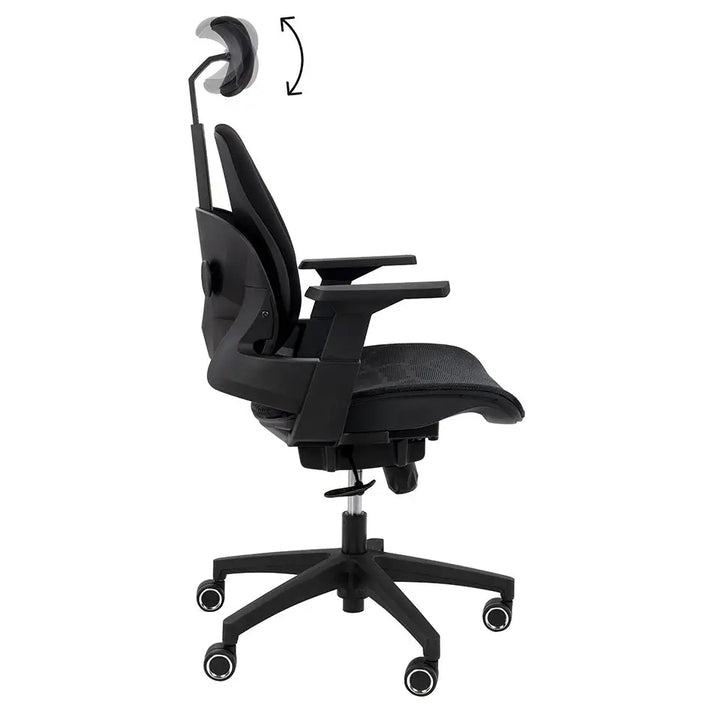 Kontorsstol - VENTILER, Ergonomisk, Svart – produktbild av [MGO] Import King Home från King Home | Arvande