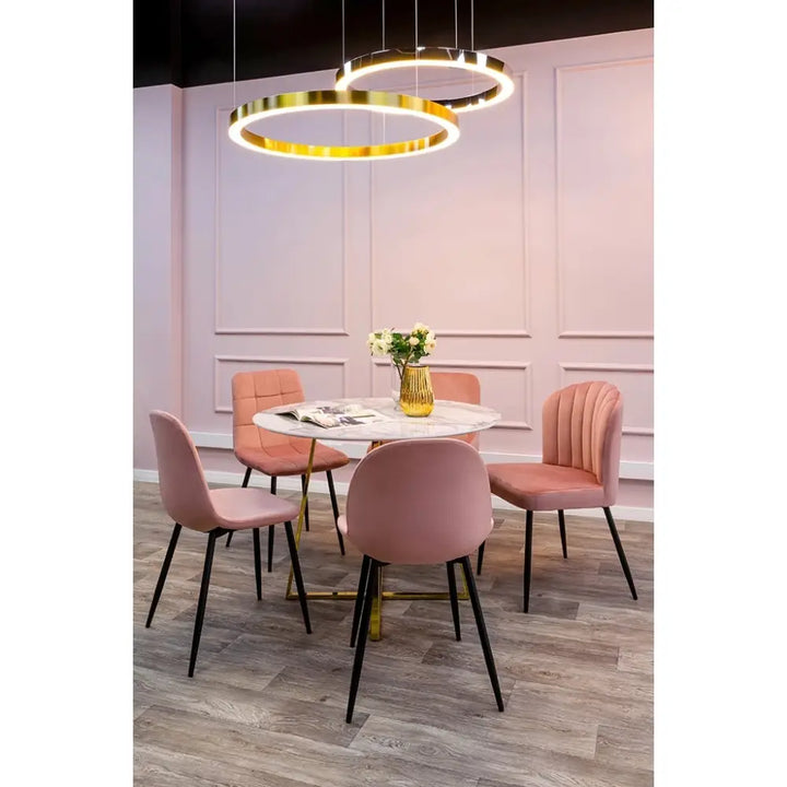 Matbord - CARAT 100, guld - produktbild av Matbord från King Home | Arvande