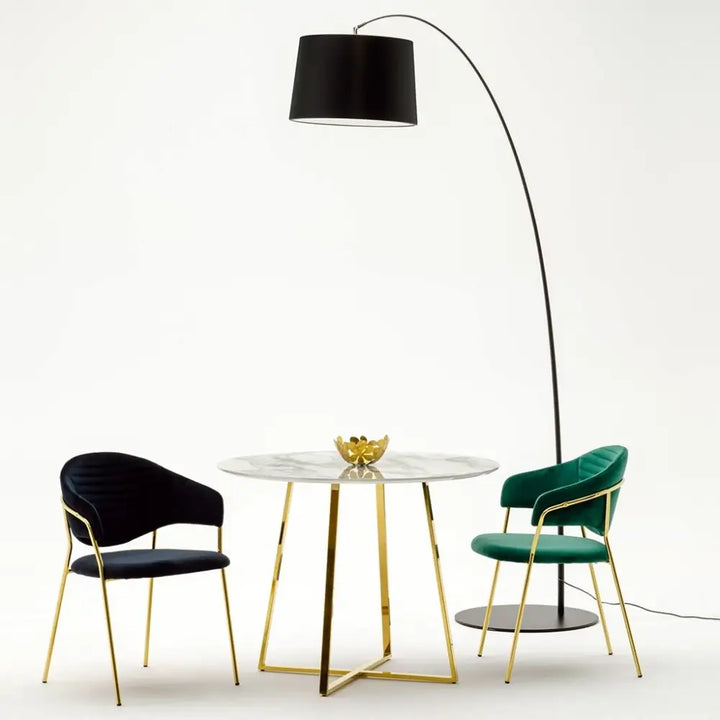 Matbord - CARAT 100, guld - produktbild av Matbord från King Home | Arvande
