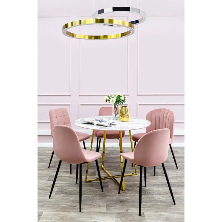 Matbord - CARAT 100, guld - produktbild av Matbord från King Home | Arvande