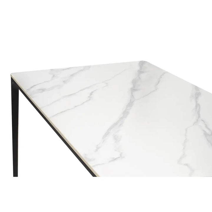 Matbord - SLIM 140, vit/keramik - produktbild av Matbord från King Home | Arvande