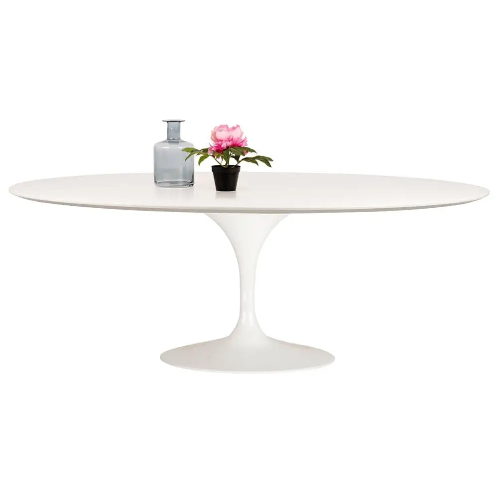 Matbord - TULIP ELLIPSE 200, vit - produktbild av Matbord från King Home | Arvande
