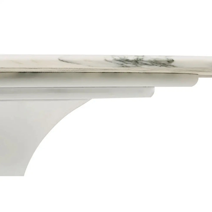 Matbord - TULIP ELLIPSE MARBLE ARABESCATO, italiensk Arabescato-marmor - produktbild av Matbord från King Home | Arvande
