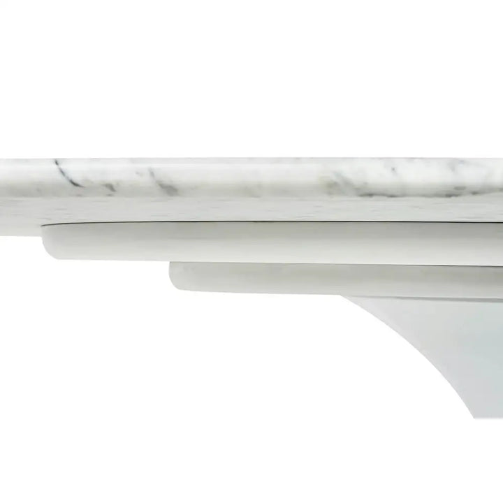 Matbord - TULIP ELLIPSE MARBLE, italiensk Carrara-marmor - produktbild av Matbord från King Home | Arvande