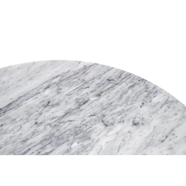Matbord - TULIP MARBLE 120, italiensk Carrara-marmor - produktbild av Matbord från King Home | Arvande