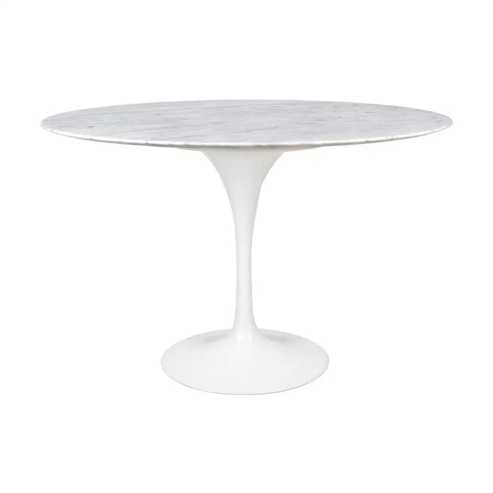 Matbord - TULIP MARBLE 120, italiensk Carrara-marmor - produktbild av Matbord från King Home | Arvande