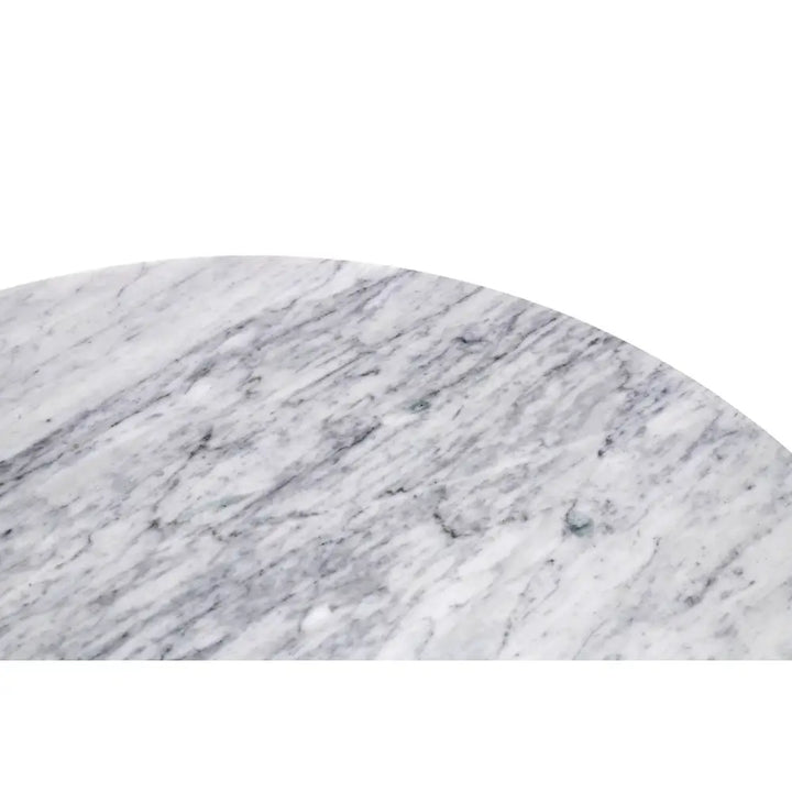 Matbord TULIP MARBLE 90, italiensk Carrara-marmor - produktbild av Matbord från King Home | Arvande