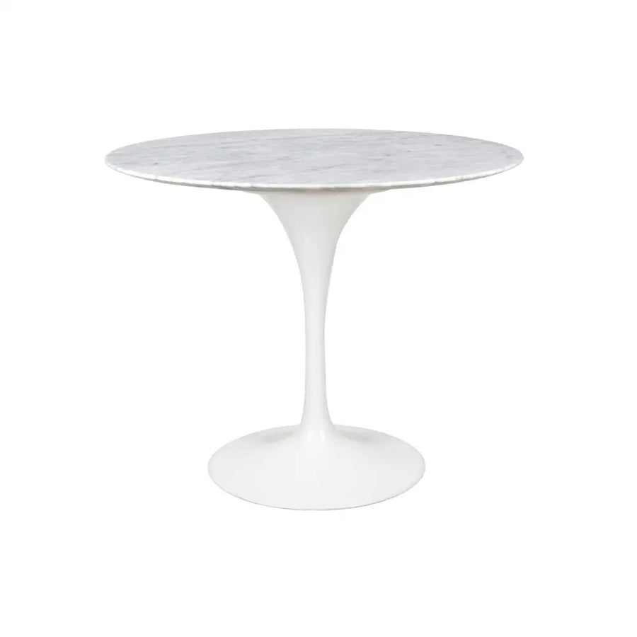 Matbord TULIP MARBLE 90, italiensk Carrara-marmor - produktbild av Matbord från King Home | Arvande