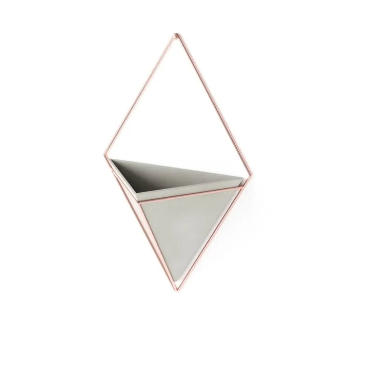 Miniväggkrukor 2 st UMBRA - TRIGG L, beige – produktbild av Dekoration från Umbra | Arvande