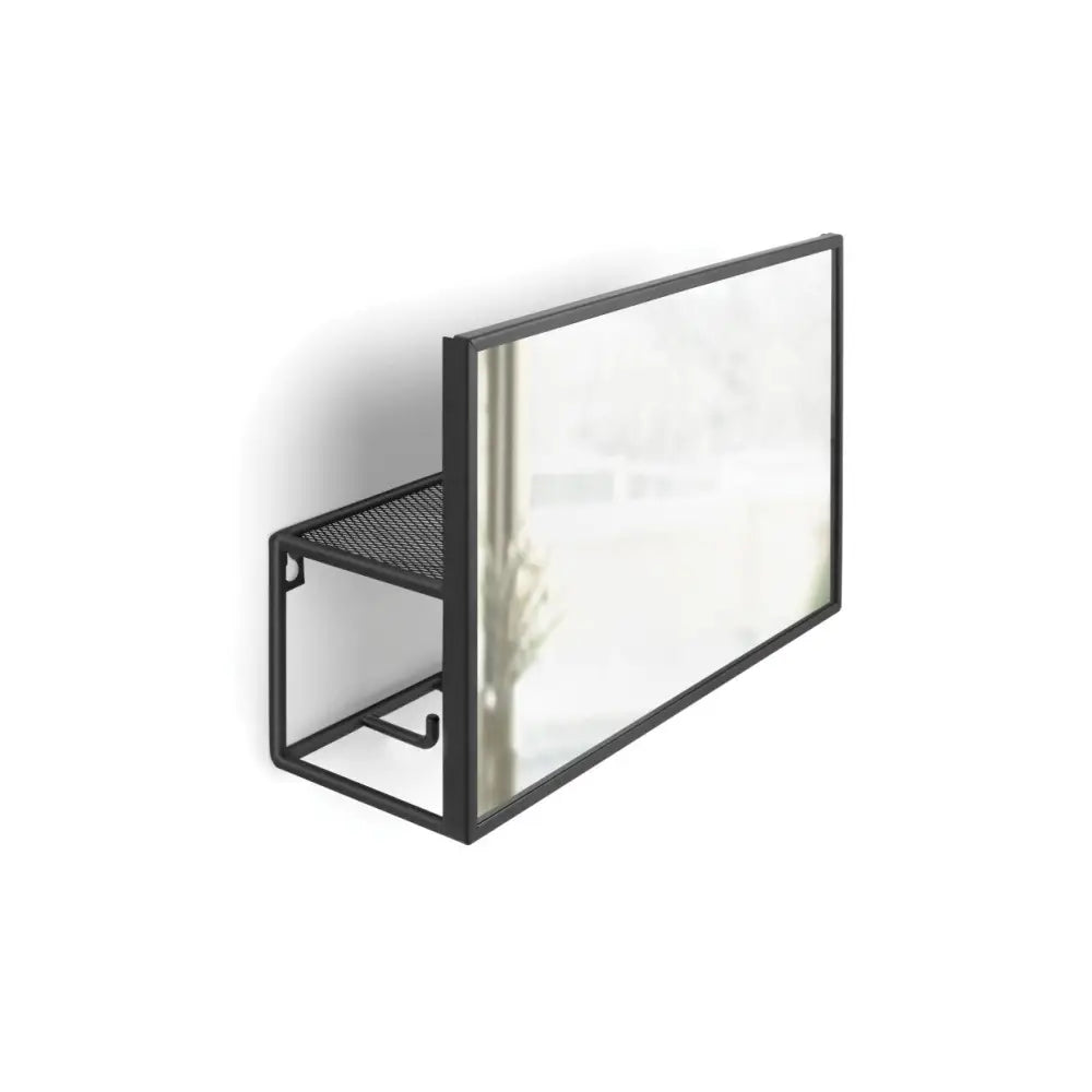 Organizer/spegel UMBRA - CUBIKO, svart - produktbild av Speglar från Umbra | Arvande
