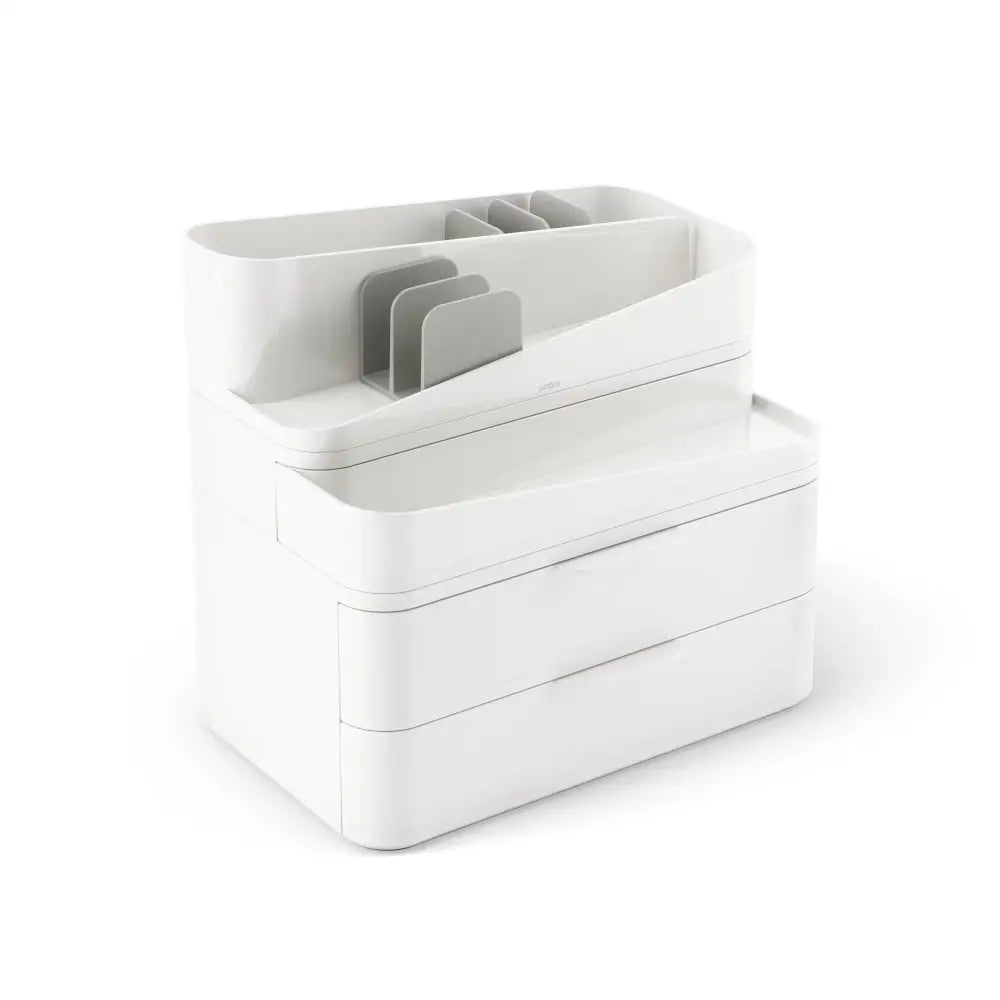 Organizer UMBRA - GLAM LARGE, vit – produktbild av Organizers & papperskorgar från Umbra | Arvande