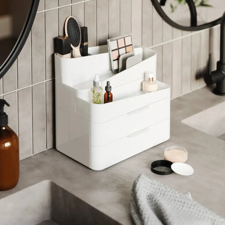 Organizer UMBRA - GLAM LARGE, vit – produktbild av Organizers & papperskorgar från Umbra | Arvande