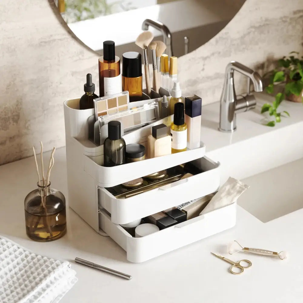 Organizer UMBRA - GLAM LARGE, vit – produktbild av Organizers & papperskorgar från Umbra | Arvande