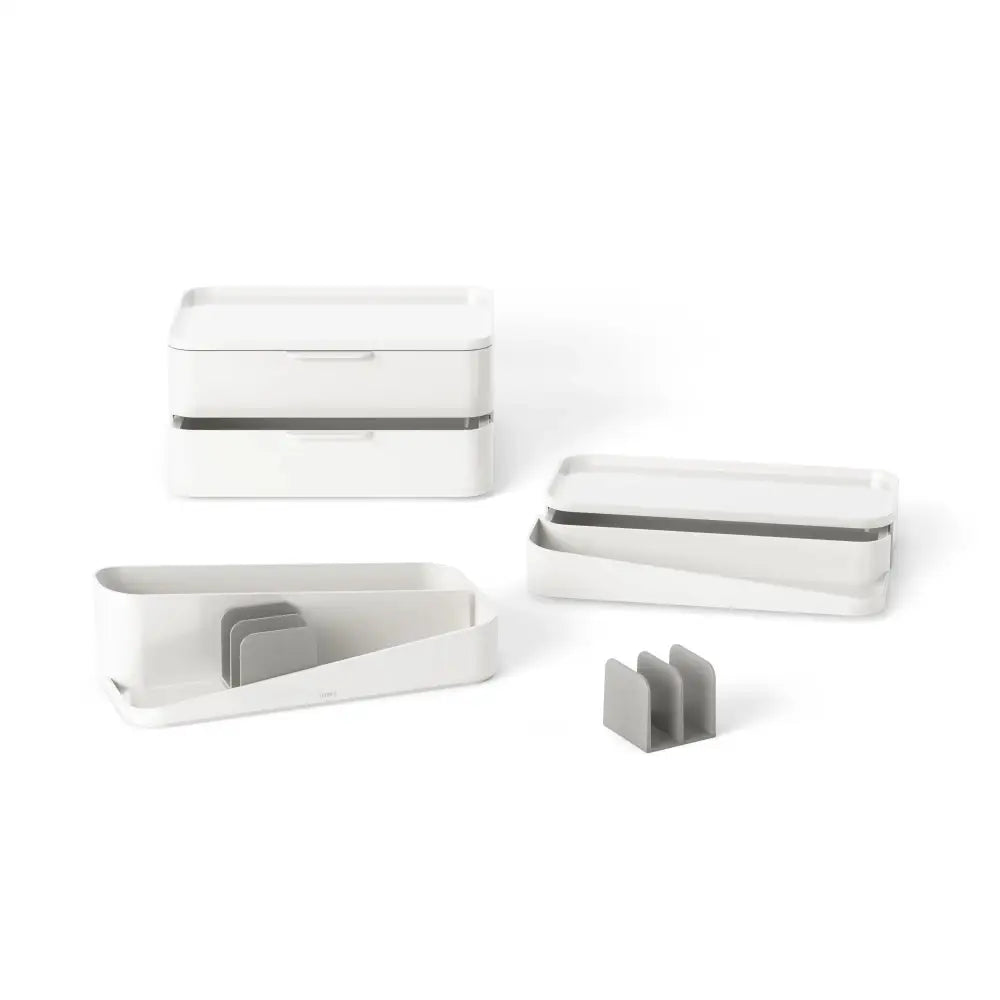 Organizer UMBRA - GLAM LARGE, vit – produktbild av Organizers & papperskorgar från Umbra | Arvande